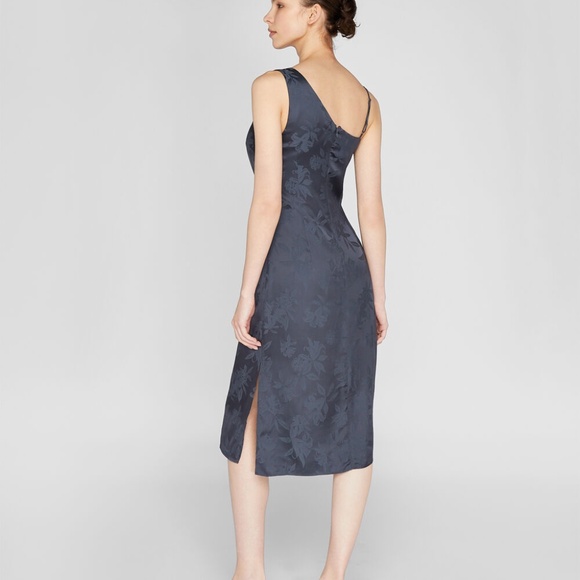 Club Monaco Asymmetrical Slip Dress - Picture 3 of 4